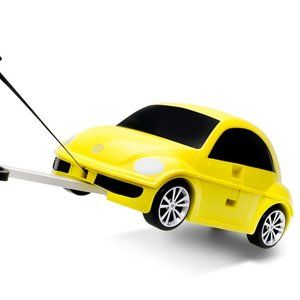 Volkswagon Newbeetles official 2 WAY kids Luggage Yellow